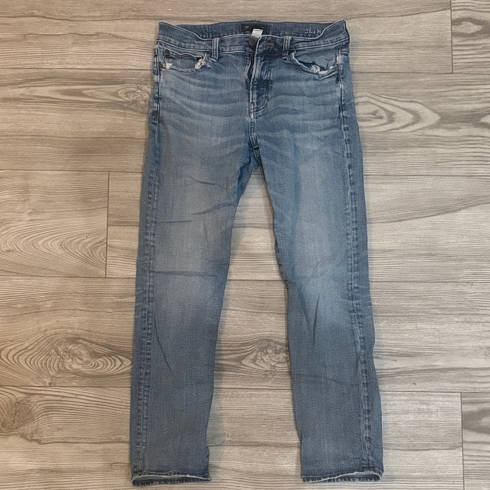 Madewell Men's Slim Jeans in Light Blue